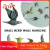 Eco-friendly Ceramics Birds 3d Wall Sticker Living Room Animal Figurine Murals Wall Background Decorative Home Decor Birds Cute