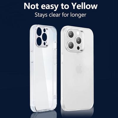Luksusowe Ultra-Cienkie Silikonowe Miękkie Przezroczyste Etui Na iPhone 17 Air 16e 16 15 14 Plus 13 12 Mini 11 Pro Max Tylna Pokrywa Przezroczyste Etui