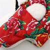 Ethnic Warm Hat Trapper Hat Stylish Floral Caps Warm Hat Ushanka Hat for Outdoor Winter Mask for Skiing Camping Hiking