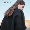 MO&Co. Women's Merino Wool High-Neck Double-Faced Coat