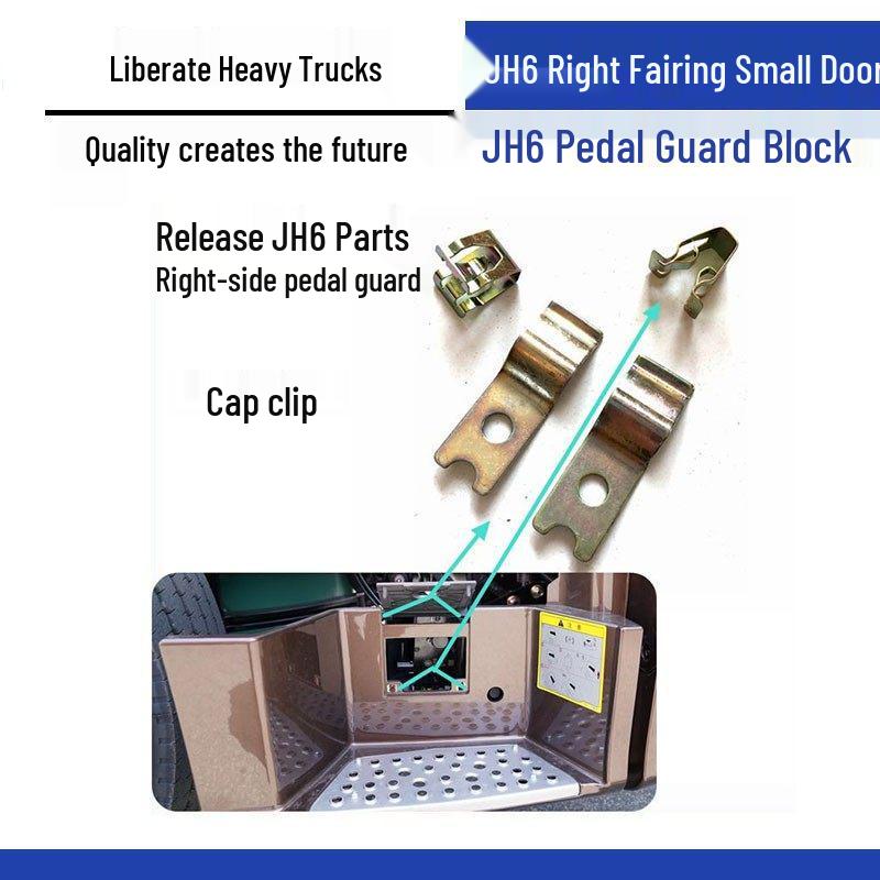FAW Qingdao JH6 Right Side Foot Pedal Mudguard Cover - Original Car Part Standard