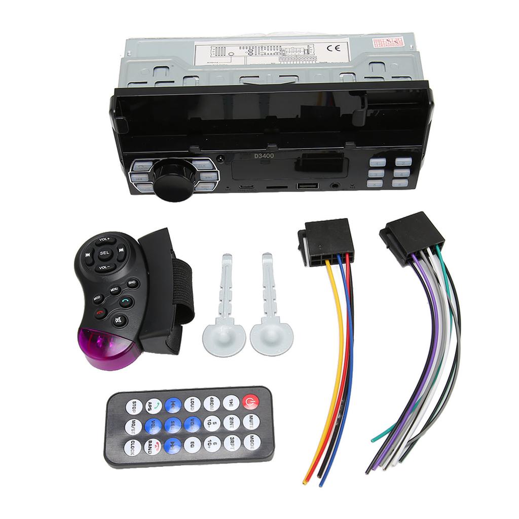 Car MP3 Player Single DIN Car Bluetooth Radio Stereo With Find A Car Voice Assistant Remote Control
