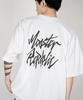 MONSTER REPUBLIC Movement Logo Black T-Shirt White