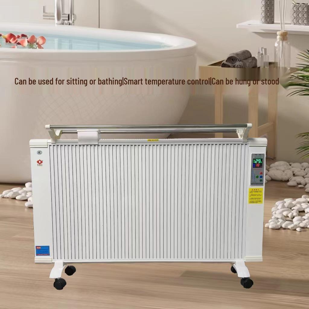 Wandmontierter Elektroheizer aus Kohlefaser: Energiesparend, Schnellheizend, Leise für Schlafzimmer, Badezimmer und Büro