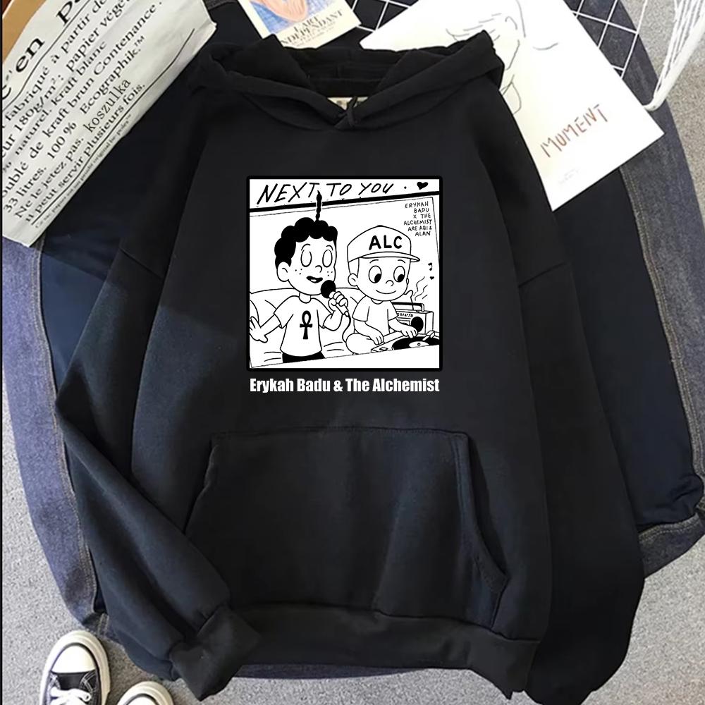 The Alchemist New Album Abi & Alan Hoodie Funny Song Next To You Shirt Hip Hop Streetwear Pullover Y2K Clothes Unisex Hoodie