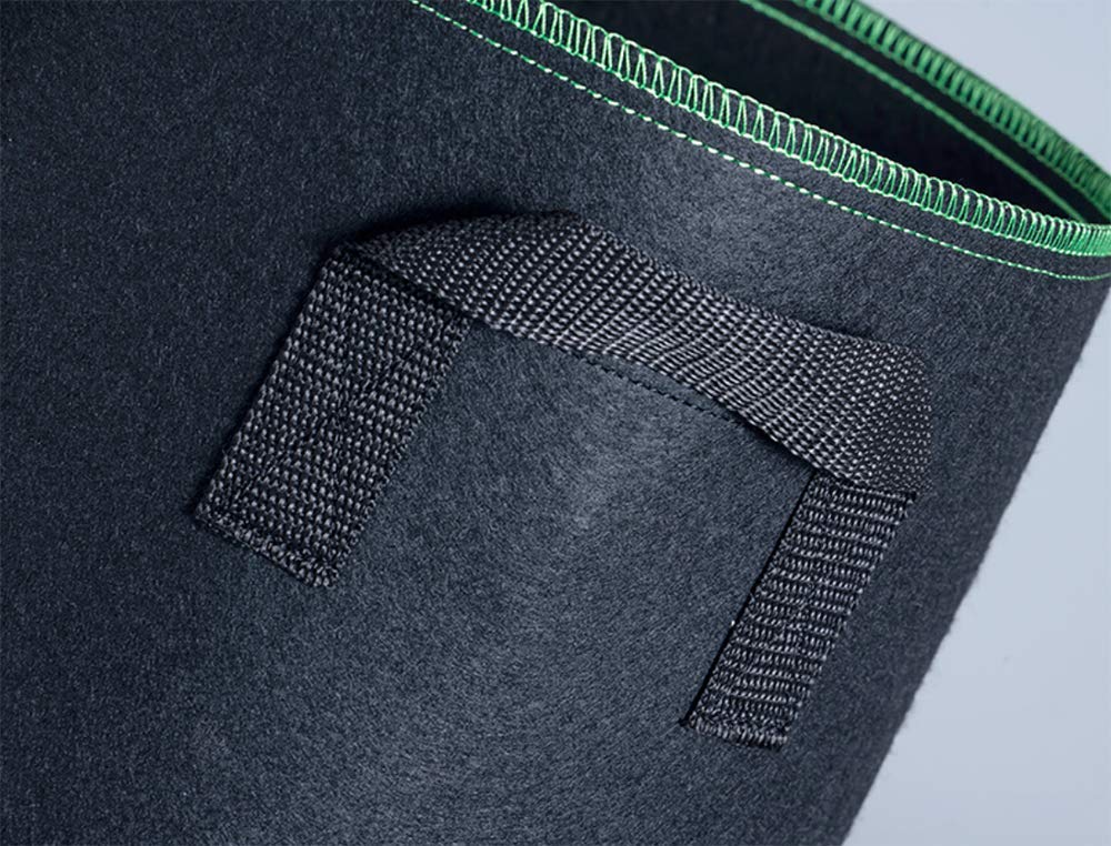 STK Nonwoven Fabric Planter Pots with Handles, Planter Bags for Cultivation and Garden Use (40*35cm (12 Gallon), Set of 10)