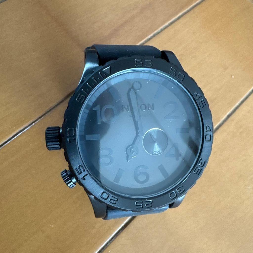 Used NIXON Nixon watch all black men's