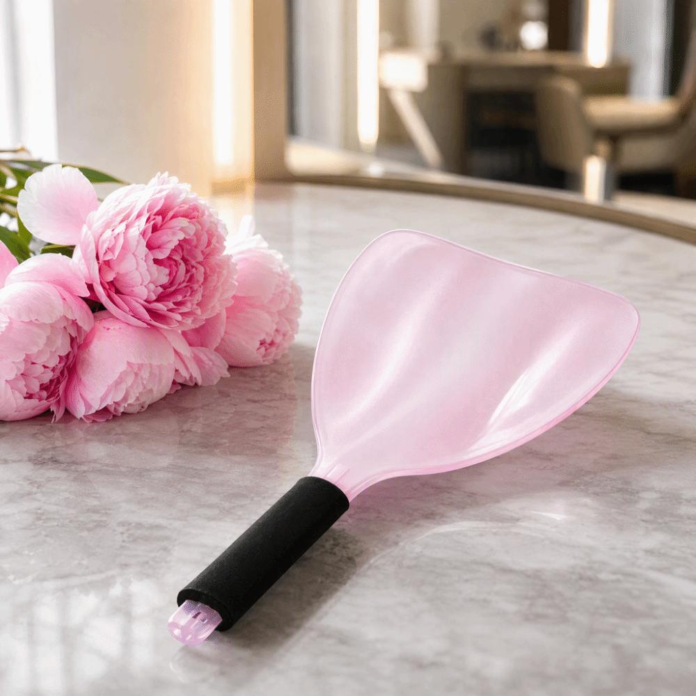 3PCS Handheld Design Hairdressing Face Protector Hair Cutting Face Mask Makeup Application