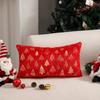 Nordic Golden Embroidery Pillow Cover Plush Throw Pillow Decorative Sofa Pillowcase  Party