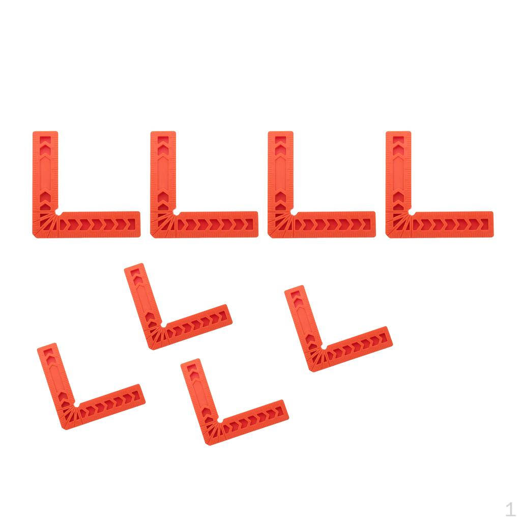 

8x90 Градусов Квадратные Прямоугольные Зажимы Угловая Прижимная Линейка Пластик A+B