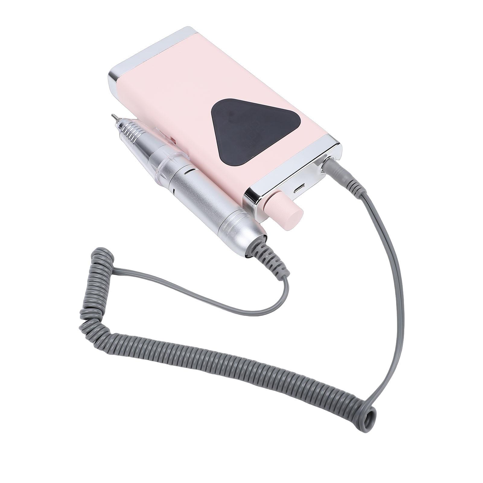 

Electric Nail Drill 45000RPM Re able Cordless Nail File Machine with LED Display for Acrylic Gel
