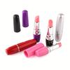 1pc Body-Safe Mini Discreet Lipstick Vibrator Quiet Single-Speed Sex Toy for Women