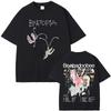 2026 Sommer Unisexs Unisexs Mote Harajuku Streetwear Estetisk T-skjorte Beabadoobee Beatopia Turné Topp Unisex Sommer Mote Topp