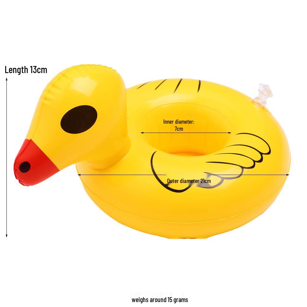 Available: Inflatable Cup Holders - Flamingo, Donut, Lemon, Watermelon, Pineapple, Crab, and Heart.
