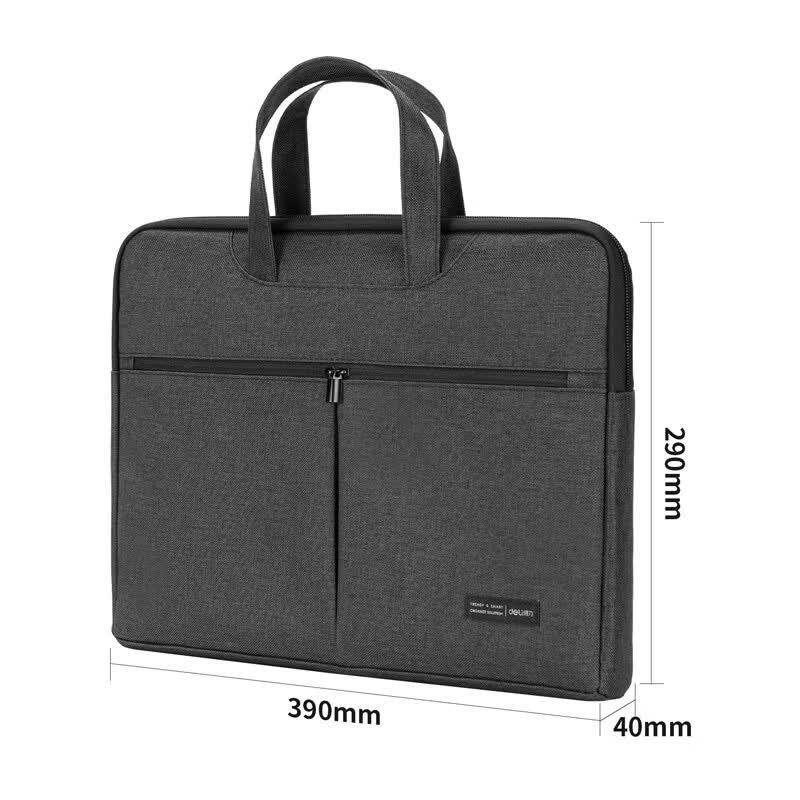 Deli Business Zipper Briefcase Tote Bag