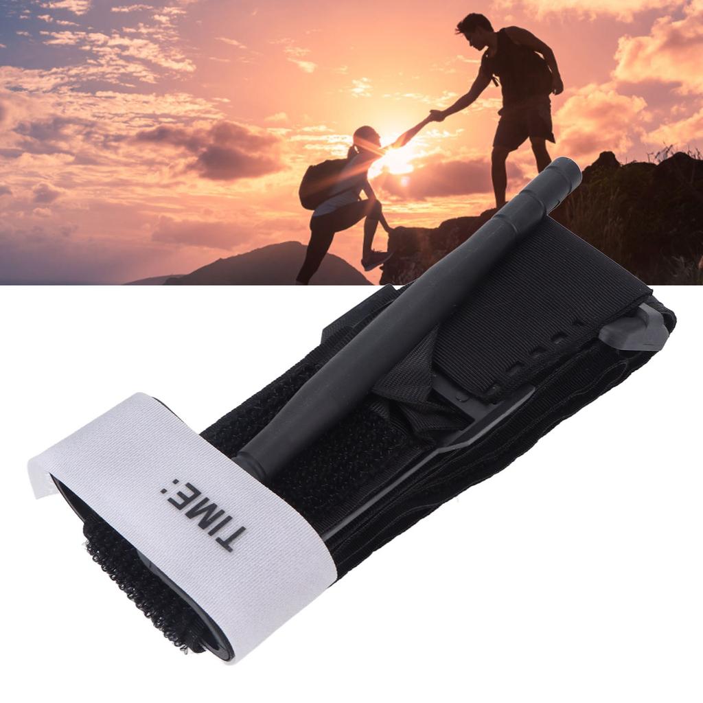Outdoor Tourniquet Portable Emergency Hiking One Handed Windlass Tourniquet for Hemorrhage Control