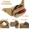 Tactical Outdoor Concealed Carry Waist Pack with MOLLE System