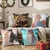 Loving Chinese Style Game DDaiHao Yuan Pillow Case DoubleSided Printing Short Plush Sofa Cushion Cover Bedroom Bedside Pillow