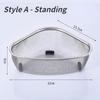 Drain Basket Stainless Steel Kitchen Supplies Household Sink Hanging Non Perforated Storage Rack Multi Functional Drip Basket