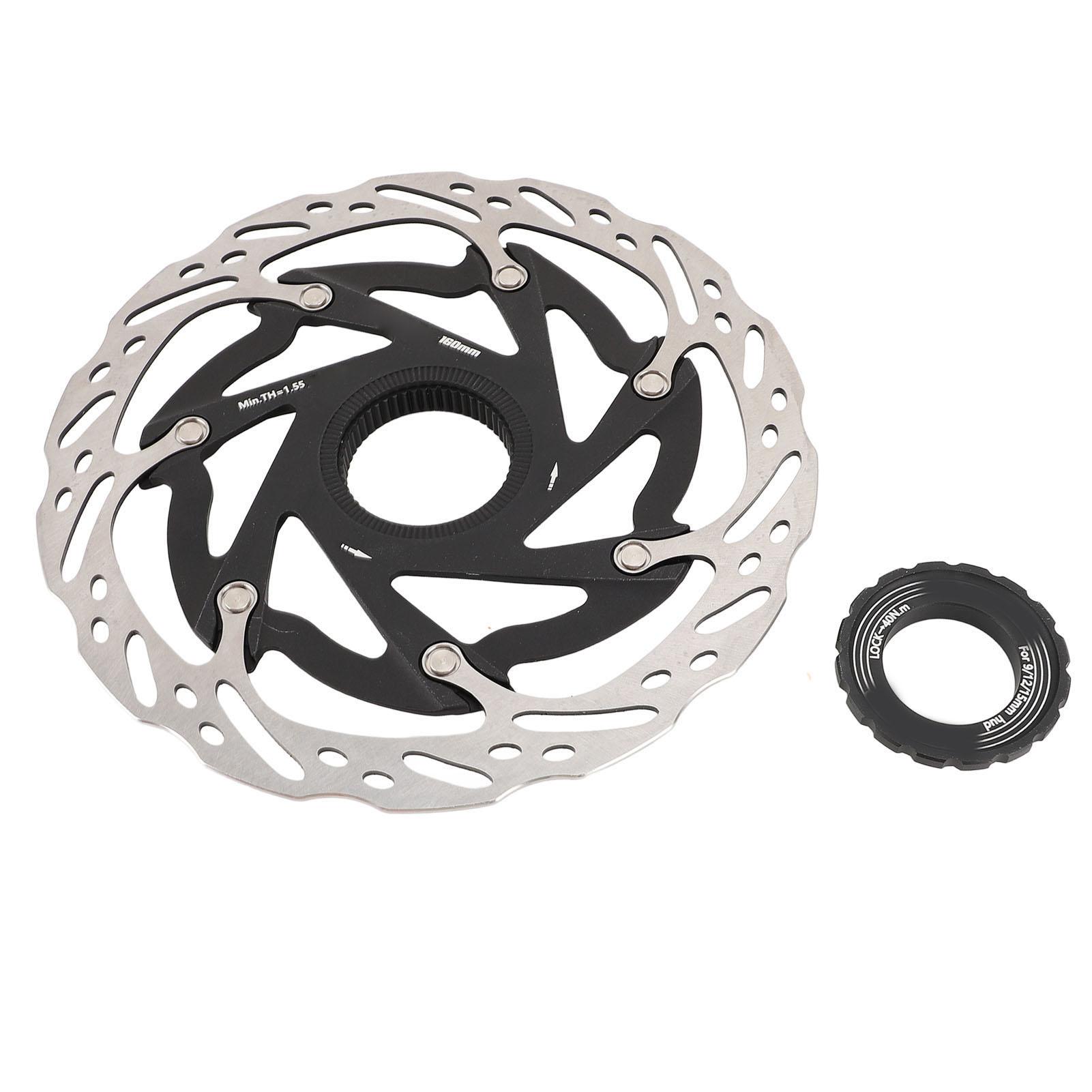 

160-миллиметровый дисковый тормозной ротор с центральным фиксатором, охлаждающий тормозной диск для шоссейной горной велосипедной тормозной системы