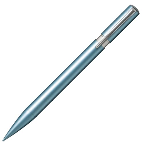 Tombow Mechanical Pencil 0.5mm ZOOM (Brass Finish) L105 Light Blue SH-ZLC43