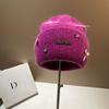 High-end Knitted Hat with Bowknot Fashionable and Warm Earflap Beanie for Women