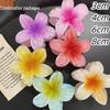 Purple Bauhinia Frangipani Hair Clip for Women - Updo Claw Clip, Shark Clip, Hairpin Jewelry
