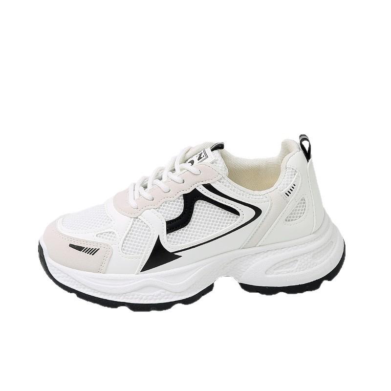 22 new sports shoes spring and autumn breathable mesh non-slip running shoes platform dad shoes