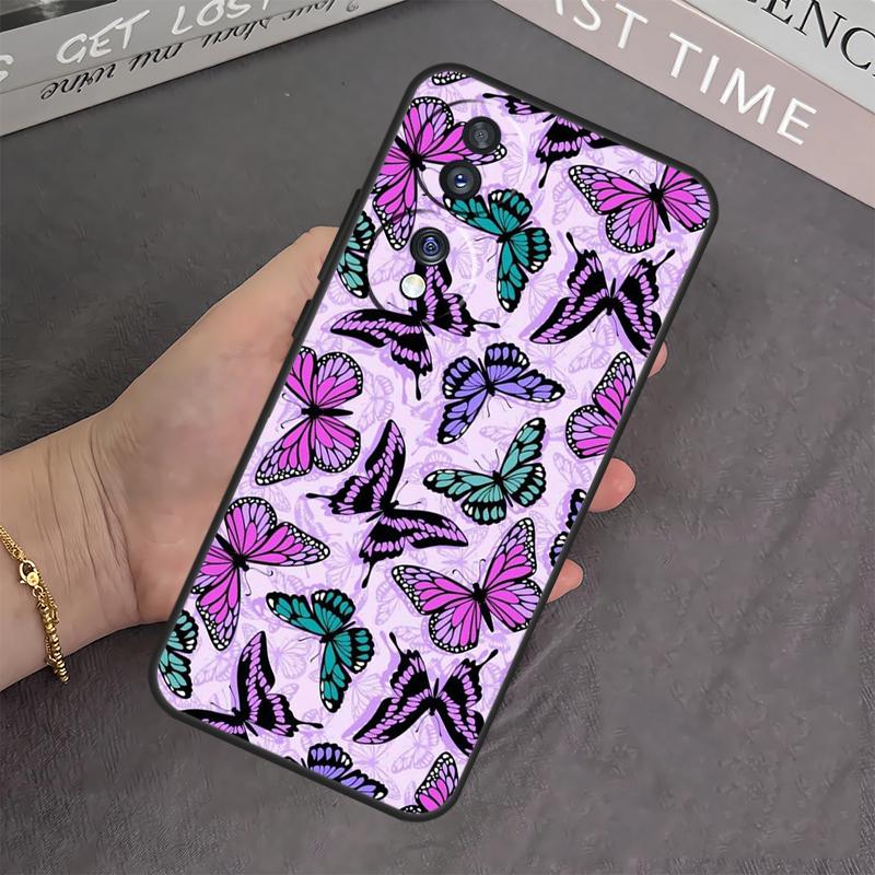 Luxury Butterfly Case For Honor X8a X9a X6a X7a X7 X8 X9 X9b X8b Honor 10 50 70 90 Lite Magic 5 6 Pro Cover