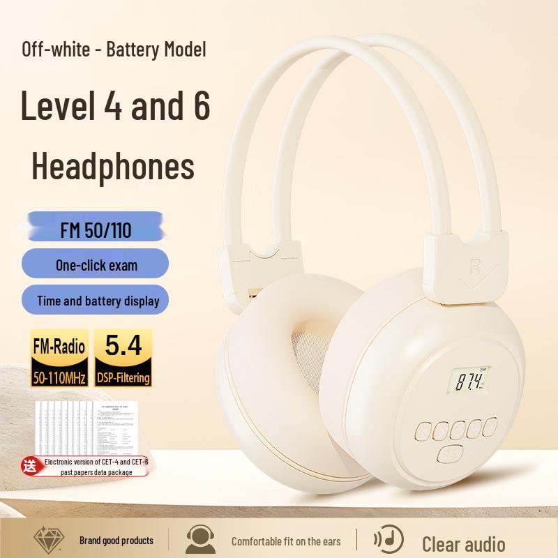 "Source English Listening Headphones: Wireless FM for Levels 4 & 6"