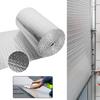 Doble Capa Papel de Aluminio Foil de Burbujas Aislamiento Altamente Reflectante Ahorro de Energía Ignífugo Resistencia al Calor Fácil Instalación