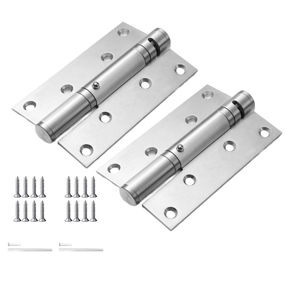 

2PCS Door Hinges Door Closing Hinges Rotating Door Hinges For Room Doors And Wooden Doors Automatic Door Closing Hinge