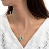 Gica Gema Emerald Necklaces With High Carbon Diamond 925 Sterling Silver 5*7mm Pendant Unique Design Romantic Fine Jewelry Wedding Party Gifts