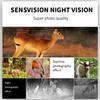 Nachtversion Wildkamera für die Jagd IP66 wasserdichte versteckte Außenkamera mit drahtlosem Detektoralarm, 1080p 30fps