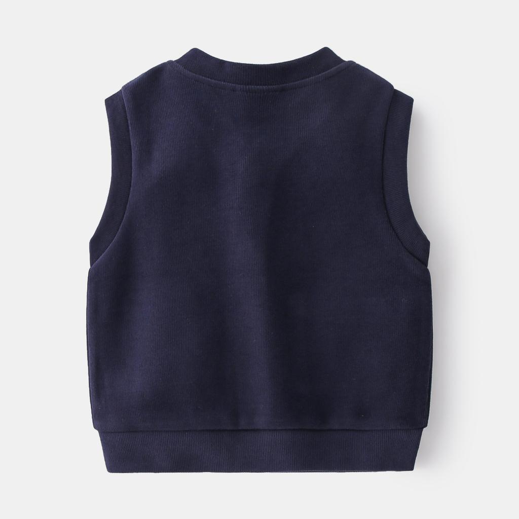 Boys Sweater Vest School Style Knit Sleeveless Casual Spring Fashion Top Clothing for Toddler and Kids
