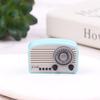 1PC Miniature Retro Radio Scale Model Ornaments Dollhouse Mini Radio Simulation Models Home Desktop Decor Crafts