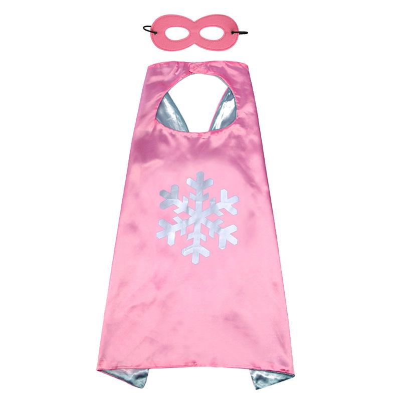 

Детский мультяшный плащ-накидка Супермена на Хэллоуин из серии «Холодное сердце» с двойным слоем + маска One size