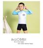 New Boys' Toddler Colorblock Long Sleeve Shorty Swimsuit