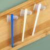 T-Shape Denture Dedicated Brush Toothbrush Dual Head False Teeth Brushes Cleaner