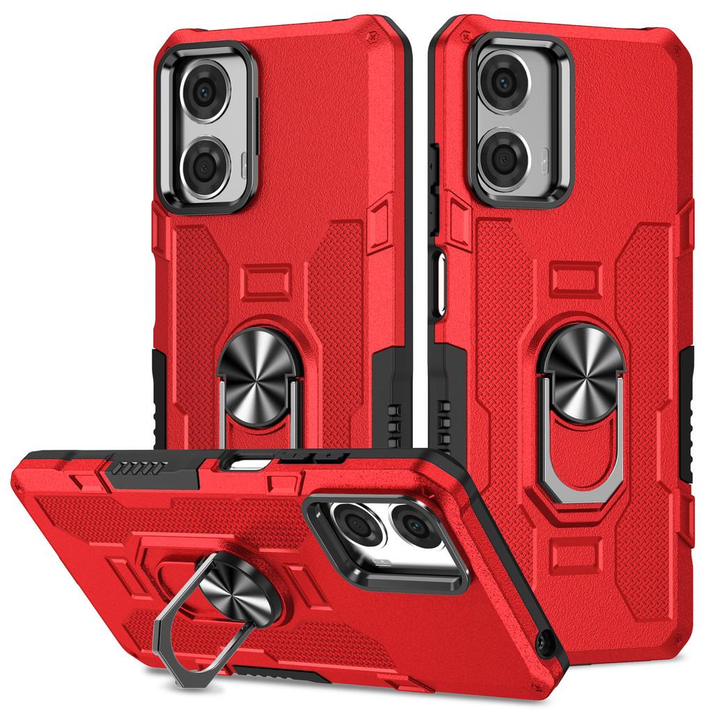 For Motorola Moto G9 E7 Plus G30 G20 G10 G22 E32 G50 G34 G24 G Stylus G04 car mounted magnetic rotating bracket phone case shell