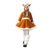 2026 Weihnachten Kinderkostüm Elch Kleid Weihnachts-Kinderkleidung Mädchen Baby Weihnachtsmann Lange Ärmel