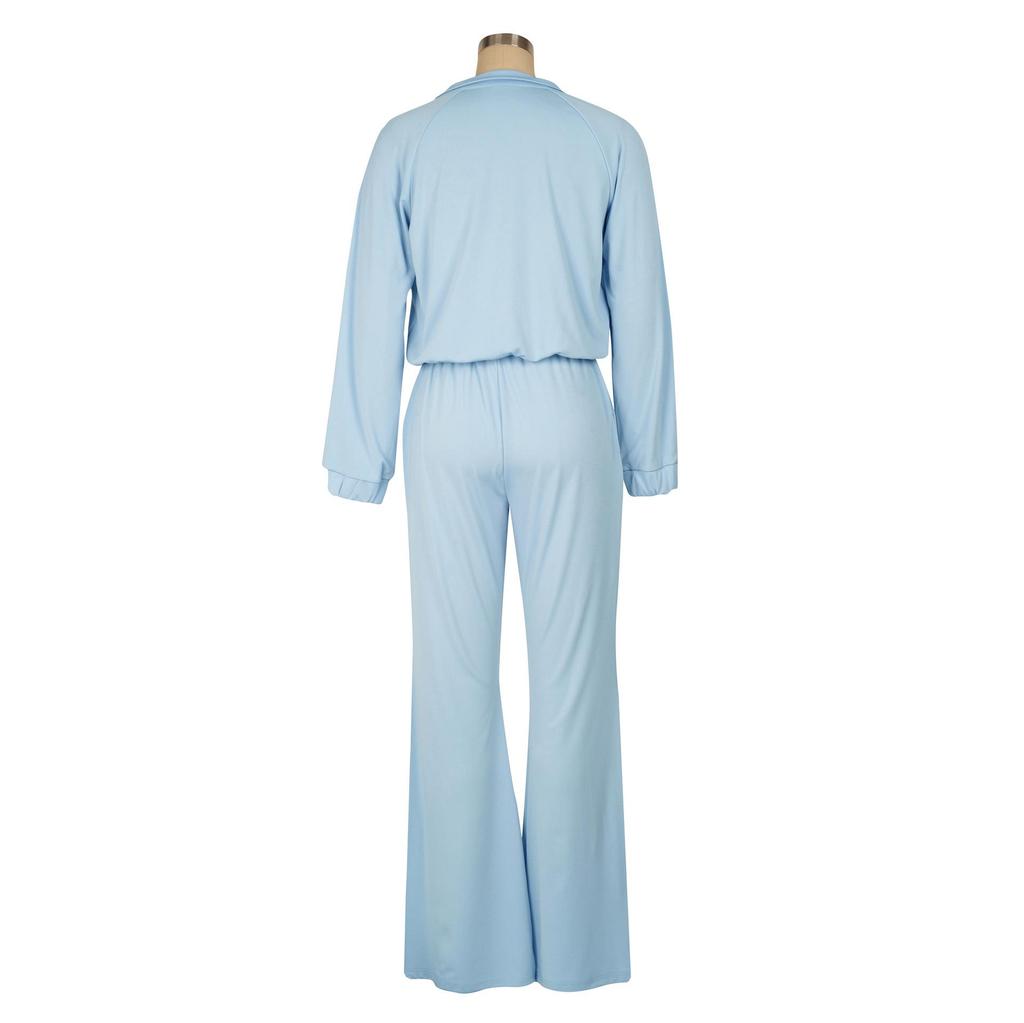 Women's Casual Sportswear Two-Piece Set – Long-Sleeved Jacket for Autumn
