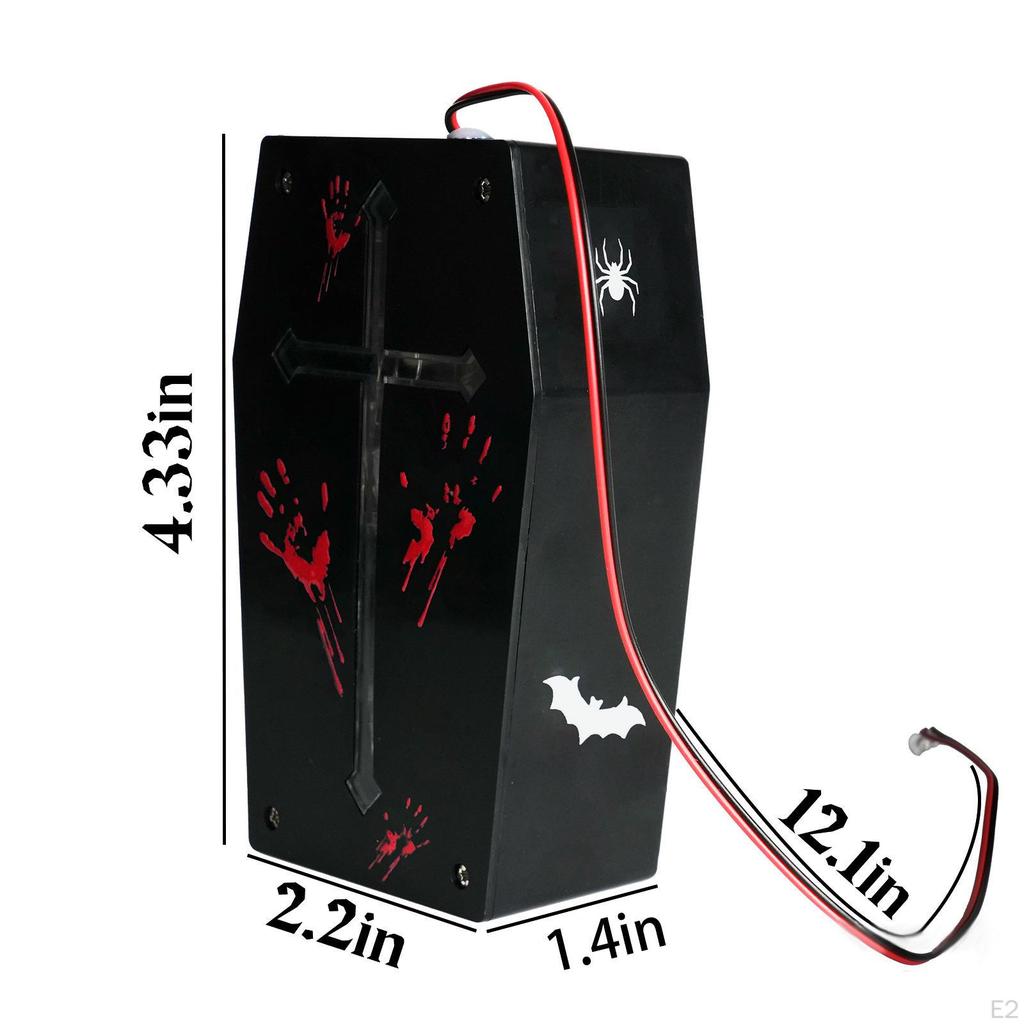 Halloweenský křičící box reproduktor Hlukový generátor Párty dekorace Záludný hlasem aktivovaný přehrávač Pohyb