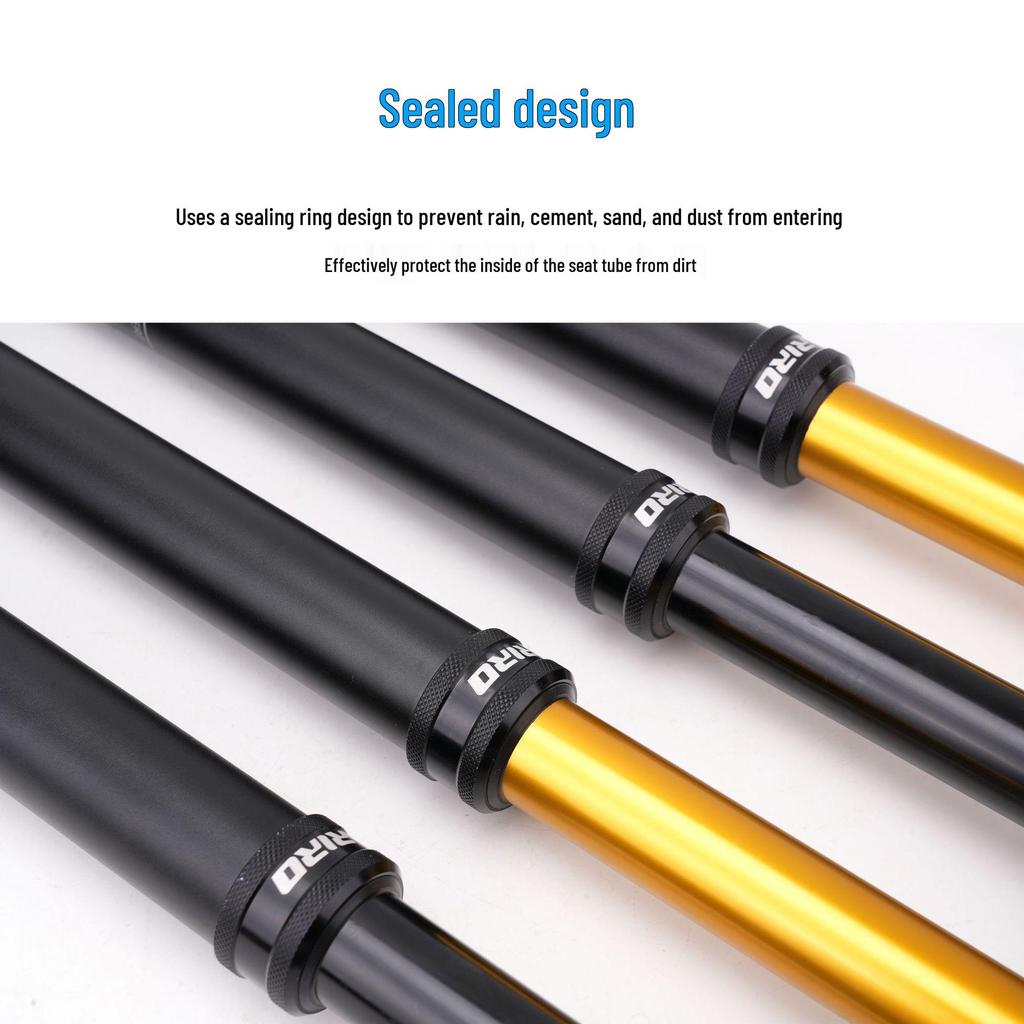RIRO Adjustable Aluminum Alloy Mountain Bike Dropper Seatpost