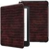 Case for Kindle Paperwhite 12th Gen 7-Inch (2024 Release) - Stylish Crocodile Synthetic Leather Shockproof Hard Shell