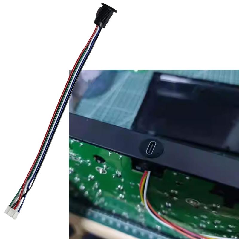 Universal Type C Keyboard Cable Replacement Part for G610 G810 Metal Plastic Construction