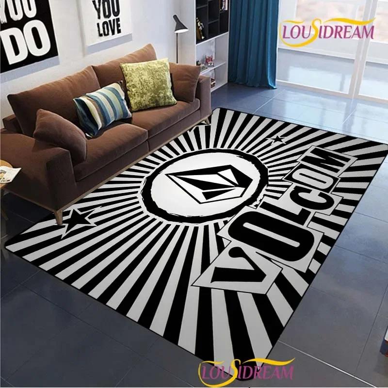 Moderner Markenteppich für Wohnzimmer, Schlafzimmer, Tischdekoration, Küchentür, rutschfeste Fußmatten, Alfombra Geburtstagsgeschenk