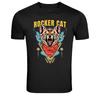 Rocker Cat Screaming Rock Music Cat Graphic T-Shirt