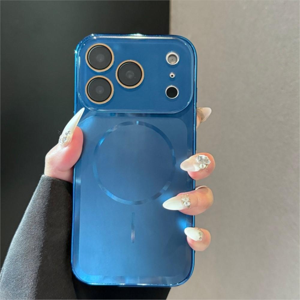 Luxury Original Crystal Camera For Magsafe Case for iPhone 17 16 15 14 13 Pro Max Candy AG Matte+Plating Soft Magnetic Cover