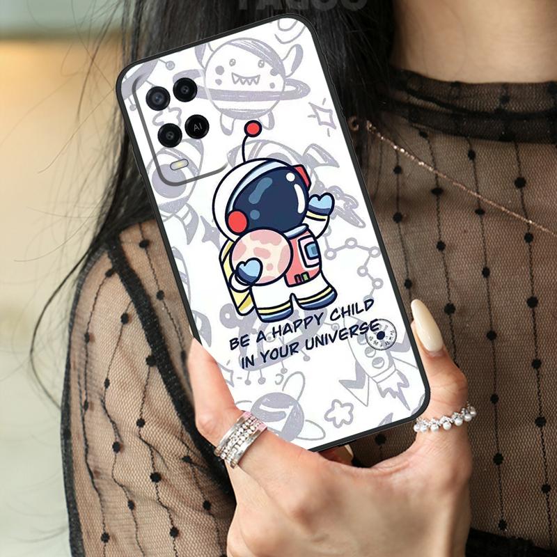 

Кейс-космический корабль для астронавта для Oppo A80 A60 A40 A17 A57 A77 A74 A54 A94 A78 A98 A18 A38 A58 A96 A76 A16 A15 A5 Pro OPPO A58 4G